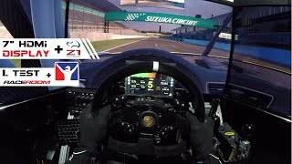 DIY 7quot HDMI Display  Z1 NEW Project  iRacing amp RaceRoom Test [upl. by Ameekahs]