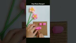 Turning CLAY into FLOWERS Creating a Bouquet Out of Clay [upl. by Suedaht]