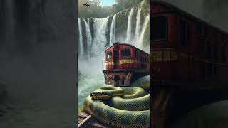 Python snake nature scary train naturescenery pythonsnake amazing relaxing nature [upl. by Rolph119]