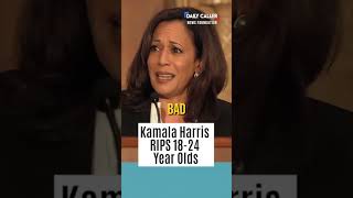 Kamala Harris RIPS 1824 Year Olds [upl. by Sheedy]