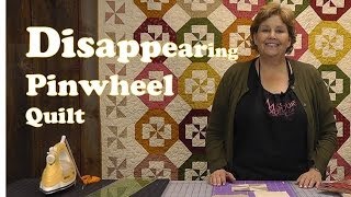 Disappearing Pinwheel Quilt  Quilting Made Easy [upl. by Itsirhc858]