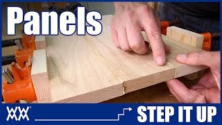 Need Wide Boards How to make panels by edge joining lumber  STEP IT UP Woodworking [upl. by Hoffmann962]