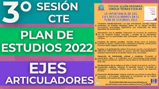 CEAA RESUMEN Plan de Estudios 2022 y los Ejes Articuladores Tercera Sesión CTE Noviembre 2024 [upl. by Fronnia]