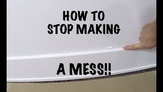 HOW TO CAULK BASEBOARDS [upl. by Okiam64]