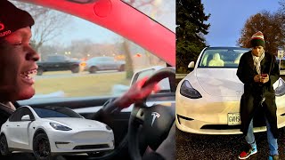 ME DRIVING A TESLA MODEL Y 2023 IN TORONTO CANADA 🇨🇦 [upl. by Dylana]