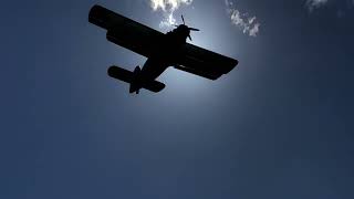 Antonov an 2 take off with strong wind at Spitzerberg airfield [upl. by Evars116]