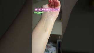 Nivea gel body lotion nivea gellotion bodygel review [upl. by Dori]