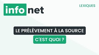 Le prélèvement à la source cest quoi  définition aide lexique tuto explication [upl. by Roque]