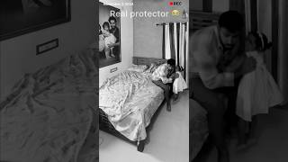 FATHER IS THE REAL PROTECTOR 😭🥹 WAIT FOR END shorts funny [upl. by Anelah685]