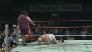 1981 BIG DADDY VS GIANT HAYSTACKS BRITISH WRESTLING HQ [upl. by Yetac]