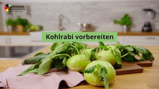 Kohlrabi vorbereiten [upl. by Rehtaeh257]