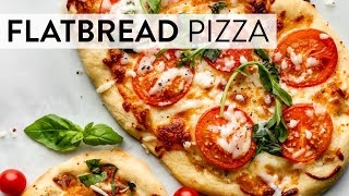 Homemade Flatbread Pizza  Sallys Baking Recipes [upl. by Sievert]