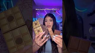 Which chocolate sounds the best 🍫 asmr shorts [upl. by Eiznekcm415]