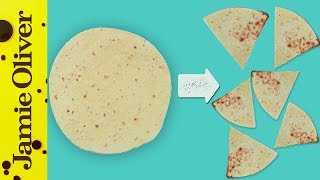 How To Make Homemade Tortilla Chips  Katie Pix [upl. by Ciel218]