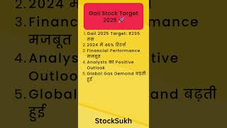 Gail Stock Target 2025 🚀  Can it Reach ₹295  Gail Share Price Forecast 📈 [upl. by Baerl]