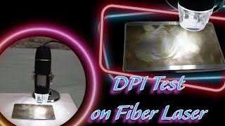 Fiber Laser DPI Testing  Monport GA 30 [upl. by Vierno]