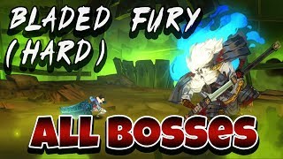 Bladed Fury  All Bosses HARD [upl. by Bernadina663]