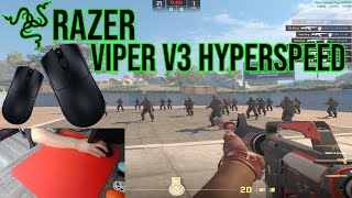 Razer Viper V3 HyperSpeed Review on CS2 Good mouse for 2024 [upl. by Ybsorc28]