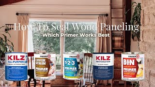 Best High Hiding Primer  How To Seal Wood Paneling  How Seal Cigarette Smoke [upl. by Akimak530]