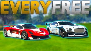 EVERY FREE CAR in GTA Online amp How to Get them [upl. by Nhguaval]