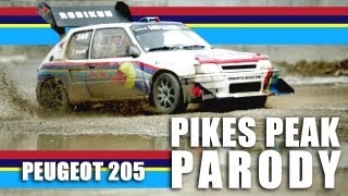 HD PARODY PIKES PEAK  BREAK PEAK RECORD in 2014 with the RODIKUH 4  SEBASTIEN LOEB [upl. by Airrej207]