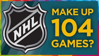 Can the NHL make up 104 games [upl. by Langston26]