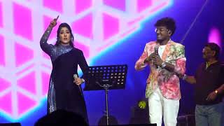 Kaadhal Pisase  Swetha Mohan amp Ajay Krishna  Vidyasagar Live In Malaysia 2023 [upl. by Colbye212]