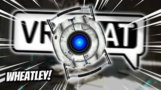 WHEATLEY PORTALS INTO VRCHAT  Funny VRChat Moments Portal 2 [upl. by Hortense]