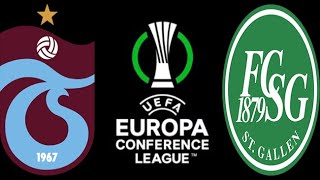 FİFA 24  Trabzonspor vs Gallen  UEFA Avrupa Konferans Ligi  202425 [upl. by Orsay726]