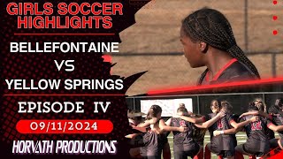 Yellow Springs Vs Bellefontaine Highlights  Ohio High School Girls Soccer [upl. by Vickie]