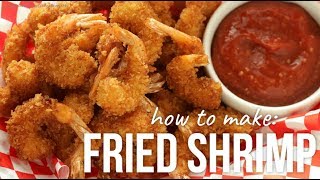 How to Make Panko Fried Shrimp  Crispy Breaded Shrimps Recipe [upl. by Selrahc58]