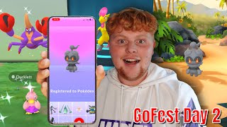 100 RAIDS amp Hatching 40 7km GoFest Eggs Pokémon GoFest Day 2 [upl. by Erasmo879]