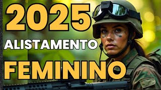 FAÇA SEU ALISTAMENTO MILITAR FEMININO EM 2025 SEM ERROS [upl. by Towny]