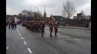 Mercian Regiment March Past [upl. by Arun]