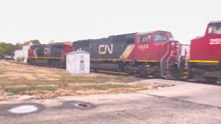 CN2306 Heading Westbound Rockford IL 2024 [upl. by Naujej696]