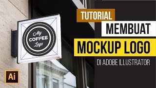 Cara Membuat Mockup Logo Neon Box di Adobe Illustrator [upl. by Melone510]