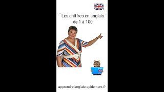 Les chiffres en anglais de 1 à 100 ┃ English numbers from 1 to 100 [upl. by Llerdnek]