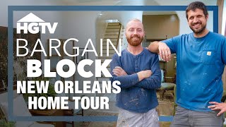 New Orleans Home Tour with Keith amp Evan  Bargain Block New Orleans  HGTV [upl. by Adyan]