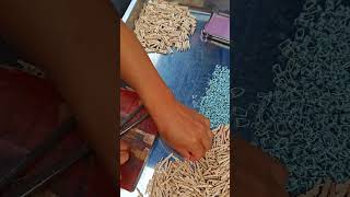 Wooden clothespin making process [upl. by Waldner892]