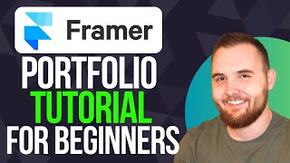 Framer Portfolio Tutorial  Create a Portfolio on Framer for Beginners 2024 [upl. by Grieve290]