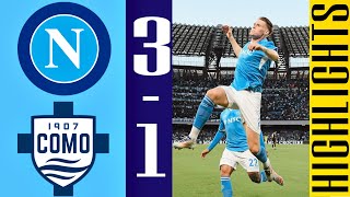 Gol Di Romelu Lukaku Oggi  Napoli Vs Como 21 Gli Highlights  SERIE A 20242025 [upl. by Iretak]