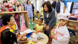 Governor Hochul Launches Portal to Help Deliver Free or LowCost Child Care to Families Statewide [upl. by Salkcin]