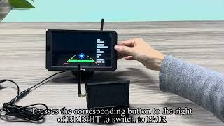 Yakry Y01 Solar Wireless Backup Camera System Pairing Video [upl. by Alyar]