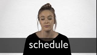 How to pronounce SCHEDULE in British English [upl. by Ennovyhs]