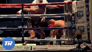 Michael Conlan Sends Hometown Fans into a Tizzy w Knockdown of Doheny  Conlan Returns Sat ESPN [upl. by Millhon]