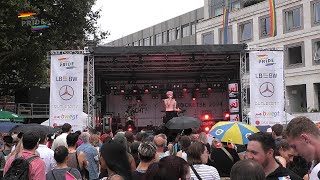 Stuttgart PRIDE 2024 • CSDHocketse mit quotFLAMYNGUSquot [upl. by Yelahc218]