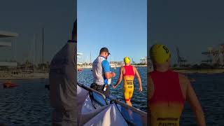 Como comienza un triatlón élite  profesional 🤔 lo sabías [upl. by Enimassej]