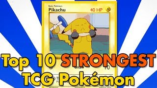 Top 10 AllTime Strongest TCG Pokémon [upl. by Muhcan]