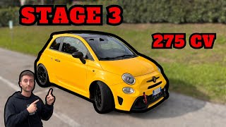 ABARTH 595 Competizione STAGE 3  275CV  CHECK SOUND e TEST ACCELERAZIONE TEST AUTO EP2 [upl. by Enaej415]