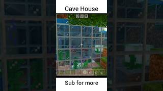 Cave House ep 1 minecraft gaming shortvideo [upl. by Oicaro498]